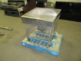 Atlantic Food Bar Stainless Steel Ice Box W/ Tilt & Casters & Drain
