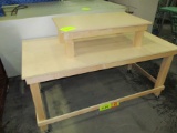 Tiered Roll Around HD Table on Casters
