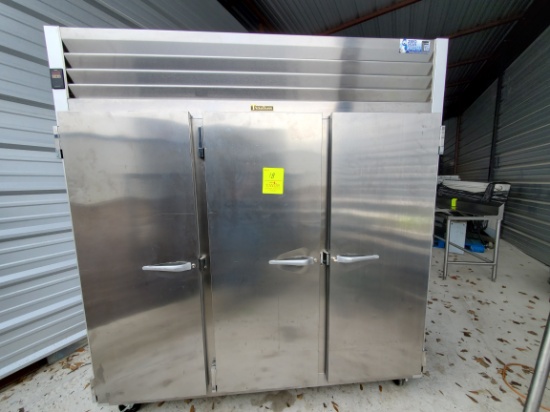 New Traulsen 3 Door Stainless Steel Refrigerator