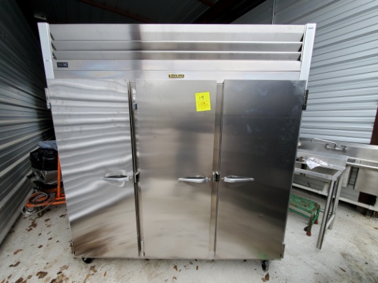 NEW Traulsen 3 Door Stainless Steel Refrigerator
