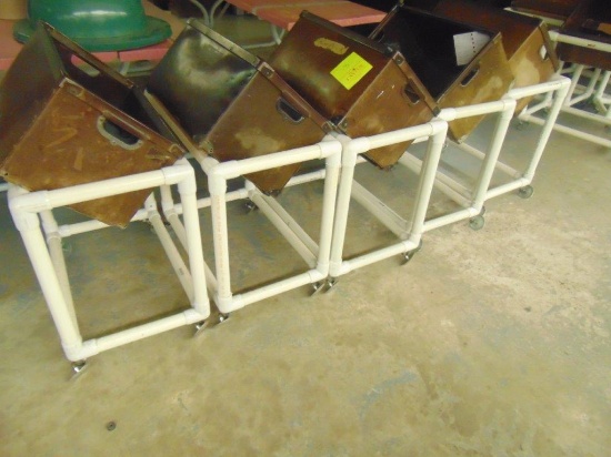 Moveable Box Holders On Castors