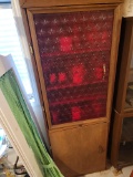 Ruby Red Liquor Cabinet