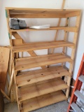 Wooden Shelf & Misc Lumber
