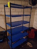 Blue Metal Shelf