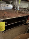 Stainless Double Shelf Table