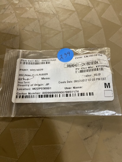 Yamaha 2 Plugs Rubber
