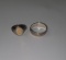 Sterling & 14kt Stamped Rings