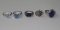 Marked 925 Rings