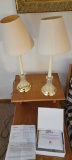 Matched Crystal Lamps