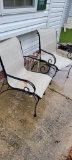 2 Outdoor Chairs & Plant Stand