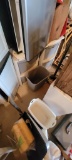 2 Plastic Storage Cabinets & Misc Contents