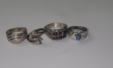 Marked Sterling Silver Rings