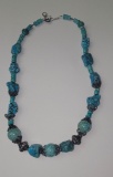Sterling Silver & Turquoise Necklace