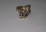 14KT Gold Ring With Diamonds