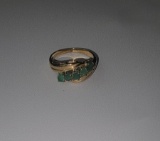 10KT Gold Emerald Ring