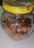 Jar Of Wheat Pennies