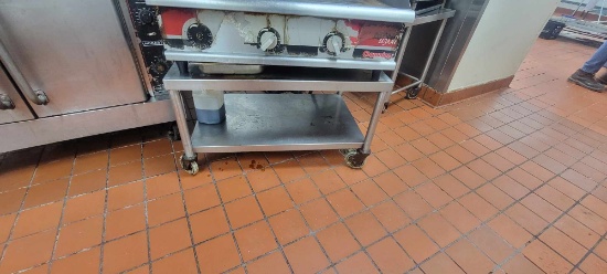 Stainless Steel Table On Casters