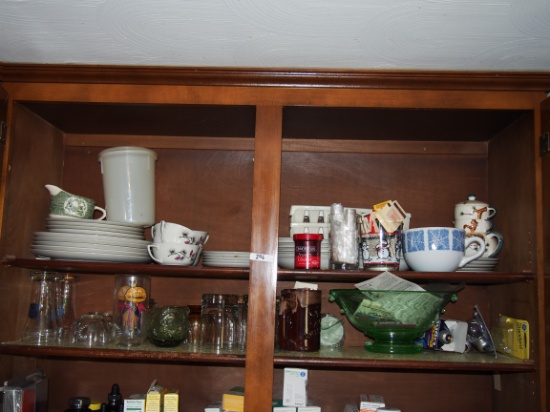 Contents of shelf 1 and 2
