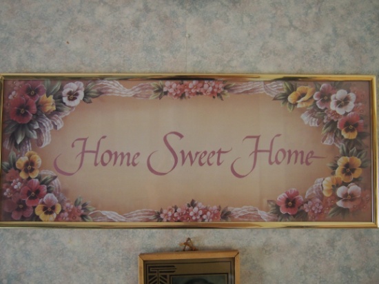 Home Sweet Home framed picture