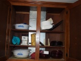 Miscellaneous cupboard contents