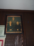 President Truman and family framed picture