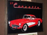 1957 Corvette wall decor