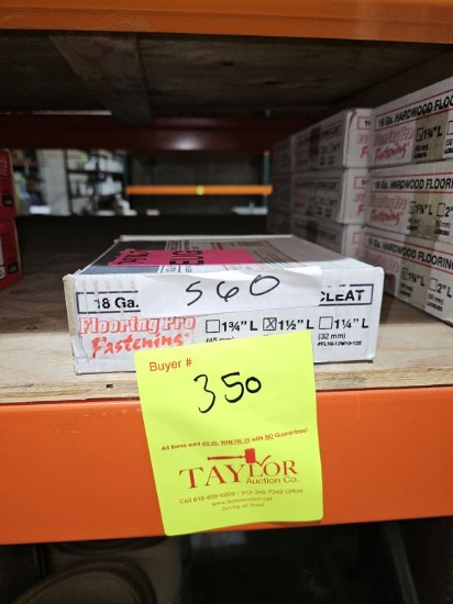 1 1/2" 18ga Hardwood Flooring Cleat