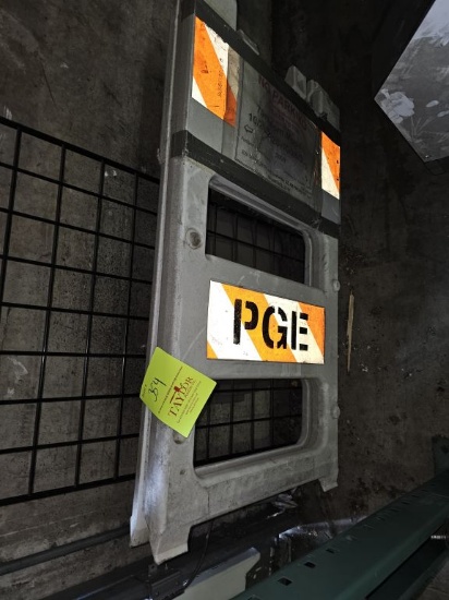 A Frame Caution Sign