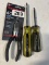 2 - Stanley Screwdrivers And Tekton 6