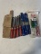 Assorted Nut Drivers W/2 Leather Tool Pouches