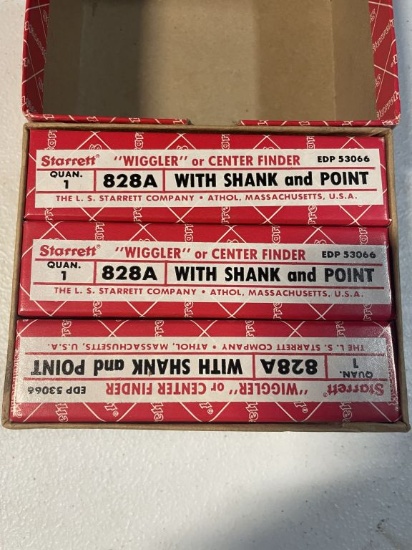 Starrett "wiggler" Or Center Finder W/shank&point 6count #828a