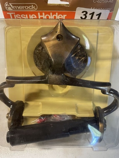 Amerock Brass Tissue Holder C-6259-ae
