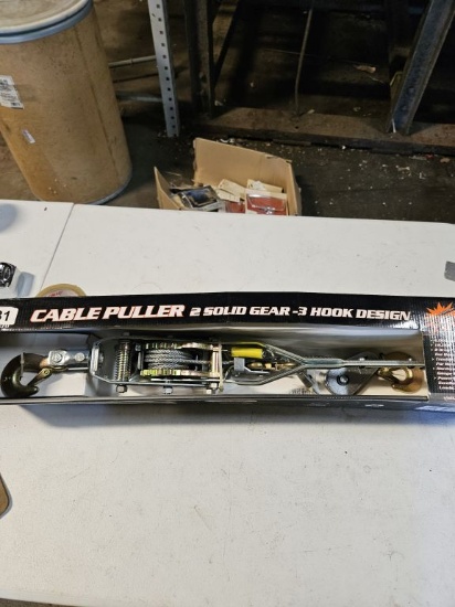 Cable Puller 2 Solid Gear - 3 Hook Design 4 Ton