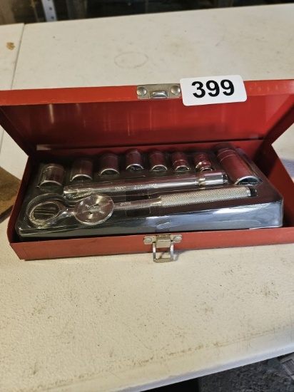 1/2 Drive Socket Wrench 10 Pc Set