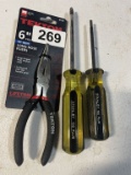 2 - Stanley Screwdrivers And Tekton 6