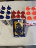 Irwin Straitline 100' 30m Chalkline W/6 Pack Chalk With Colors Of Red, Blue & Orange