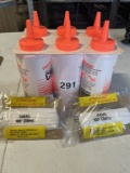 2 - Chalkline Replacement Line W/ 6 Pack Of Red Chalk