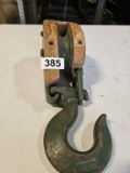 Wood Rope Pully 1000 Lb Limit