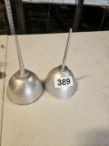2 - Eagle Thumb Pump Oil Cans