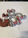 3 - 3/8 Shackles & 1- 1/2