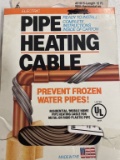 Pipe Heating Cable For Metal Or Rigid Plastic Pipe #31015 15ft 120v 30 Watts