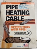 Pipe Heating Cable For Metal Or Rigid Plastic Pipe #31015 15ft 120v 30 Watts