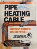 Pipe Heating Cable For Metal Or Rigid Plastic Pipe #31015 15ft 120v 30 Watts