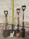 Assorted Set Of 4 Shovels