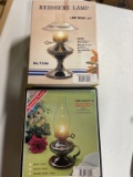 Brass Shade Oil Lamp 14 