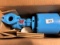 Taco Model R Water Circulator - Durable Blue Metal Design for Vertical Installation