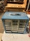 Vintage Blue Metal Akro-Mils 24-Drawer Cabinet Organizer