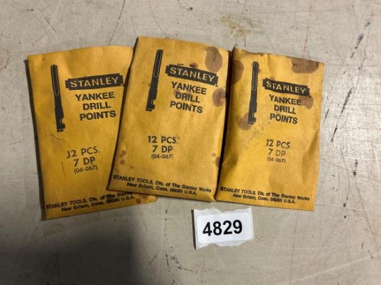 Stanley Yankee Drill Points 12 PCS x 3 packs 7 DP (04-067) - Stanley Tools