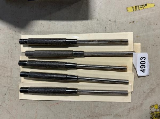 Center Punch Tool Set - Qty 5 - High-Quality Metal Tools