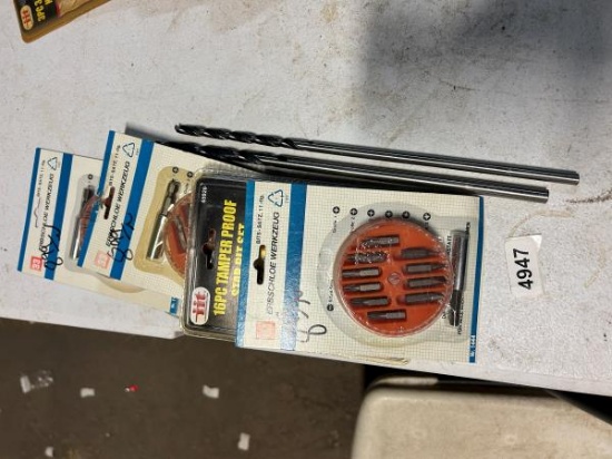 Mixed Lot of Tamper Proof Screwdriver Sets - qty 4